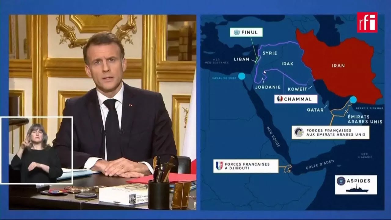 លោកម៉ាក្រុង ប្រកាសបញ្ជូននាវាផ្ទុកយន្តហោះចម្បាំងទៅកាន់តំបន់ដើមបូព៌ា ដើម្បីការពារចរាចរណ៍សមុទ្រ