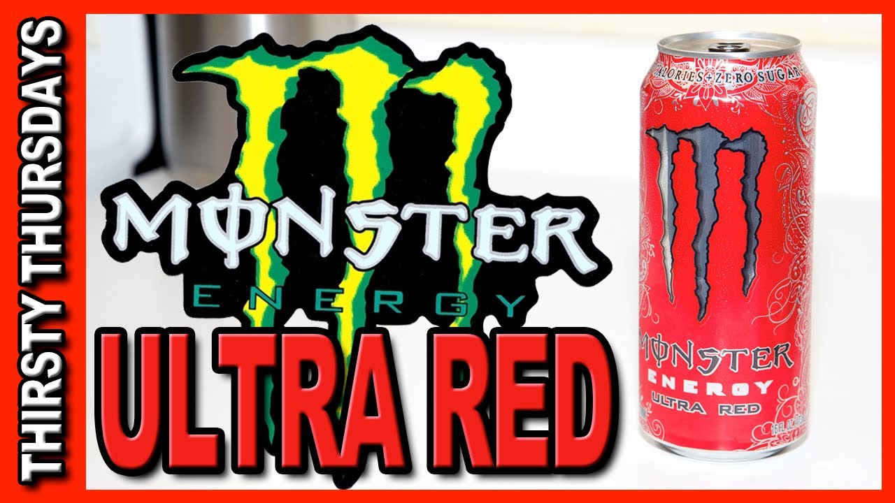 Lada Bemærkelsesværdig bruge Monster ☆ Ultra Red Energy Drink Review - YouTube