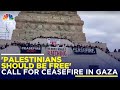 Israel-Hamas War: Demonstrators Call For A Ceasefire In Gaza At The Statue Of Liberty | IN18V