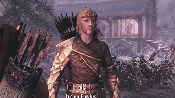 Lucien Flavius quote in Morthal. Skyrim Special Edition
