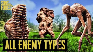 All Enemy Types in Sons of the Forest (1.0) - Cannibals & Mutants Guide screenshot 1