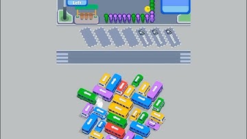 Bus Sort Car Parking Jam level 4 | GAME Walkthrough