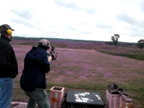 Milkor USA M32A1 40mm Multi-Shot Grenade Launcher Live Fire Demo by David Crane of DefenseReview.com