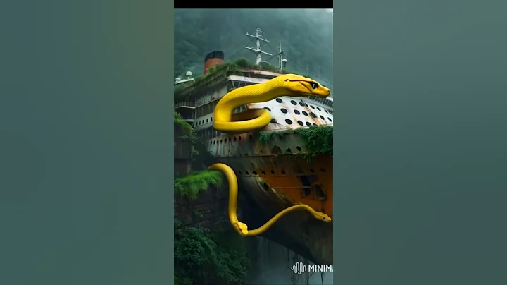 AI Travel Discovery | Python attacks Cruise ship | Amazon Jungle #shorts #nature #art