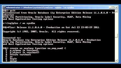 Oracle DBA Justin - How to create a basic VPD policy