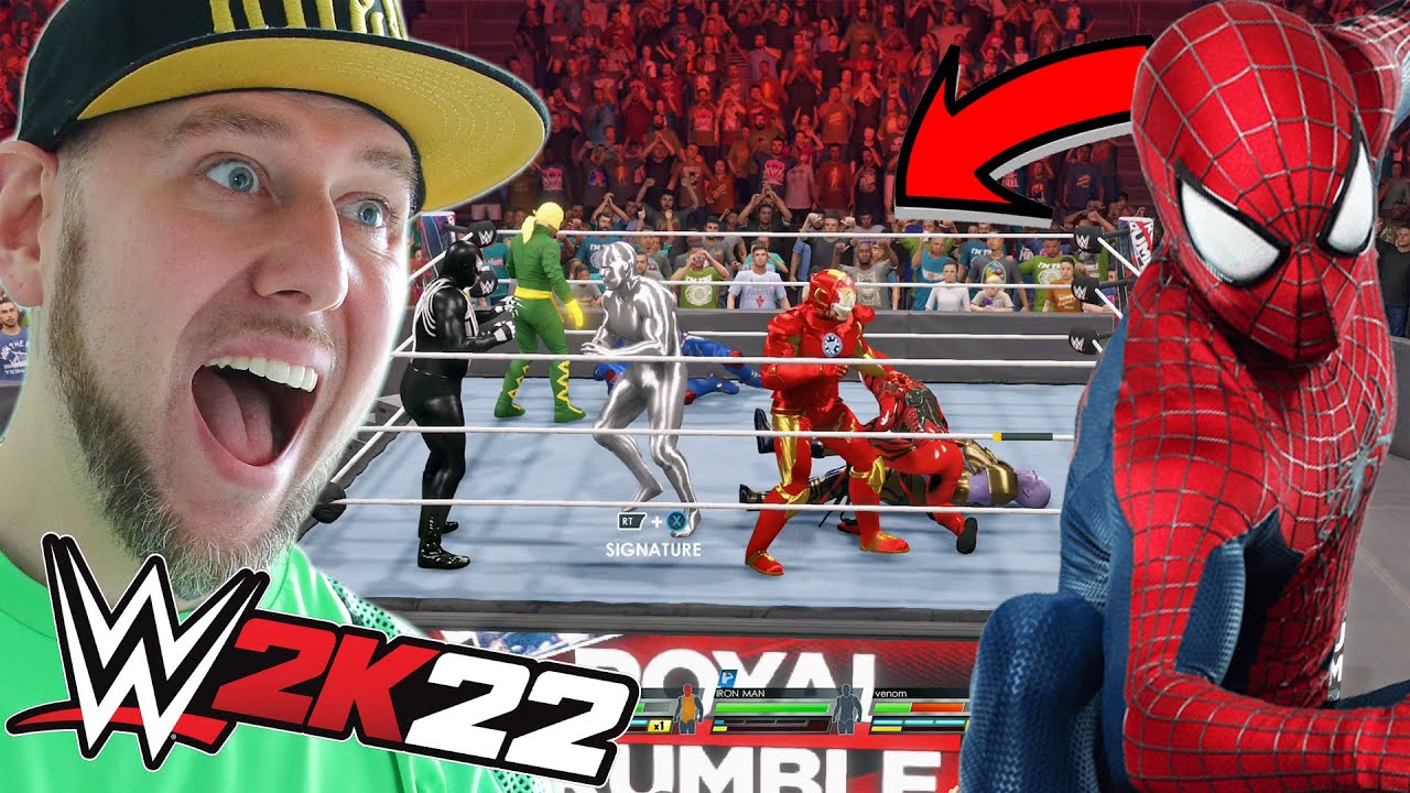 WWE 2K22- SuperMania I (Match 1) Red Hood vs Deadpool, Hardcore 