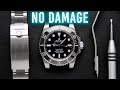 The SAFEST Way to REMOVE &amp; INSTALL a Rolex Bracelet
