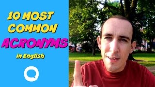 Top 10 Most Common Acronyms In English Phrasal Verb Stand For