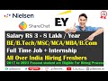 Share Chat | Nielsen | EY Hiring Freshers | Bachelor&#39;s &amp; Masters | Off Campus Drive 2022