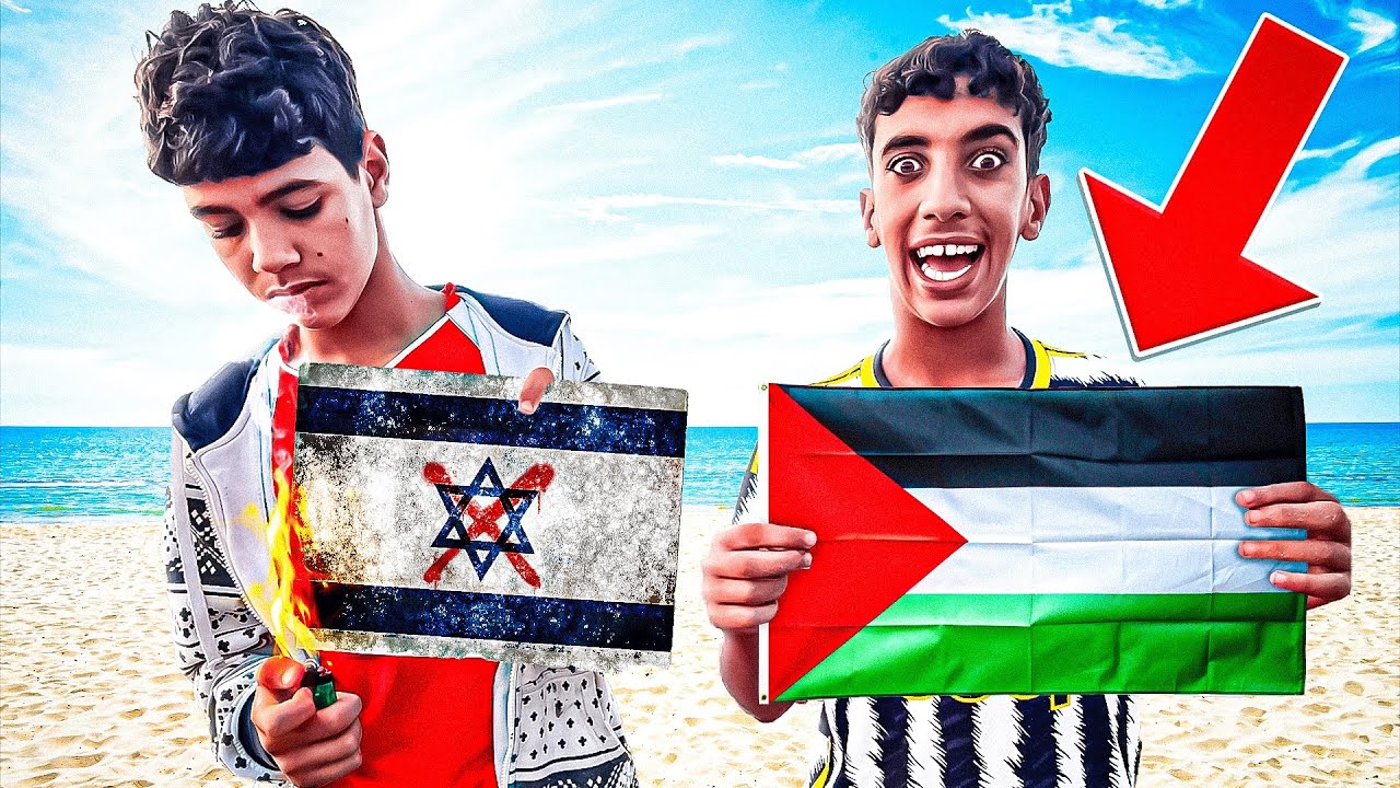 أخيرا.. درنا تحدي لدعم فلسطين 😱🔥 وحرقنا علم إسرائيل 😈