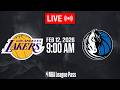 NBA LIVE Los Angeles Lakers vs Dallas Mavericks February 