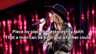 Stephanie Rice - Piece by Piece (The Voice Performance) - Lyrics
