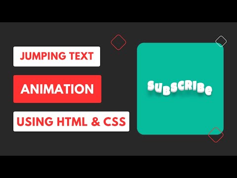 Jumping Text Animation