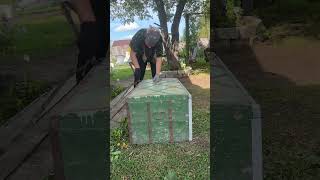 Реставрирую дореволюционный сундук