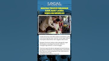 Makna dari Prosesi Siraman yang Biasa Dilakukan Adat Jawa Sebelum Menikah