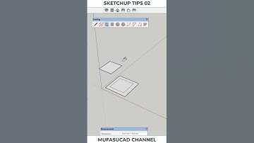 Sketchup Tips 02 Rectangle From Center #Shorts