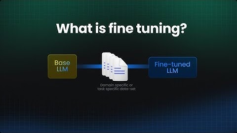 Generative AI 101: what is fine tuning?