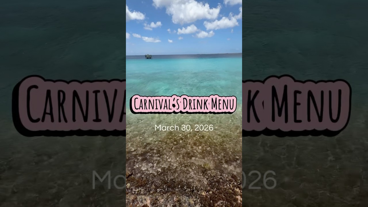 Carnival Drink Menu