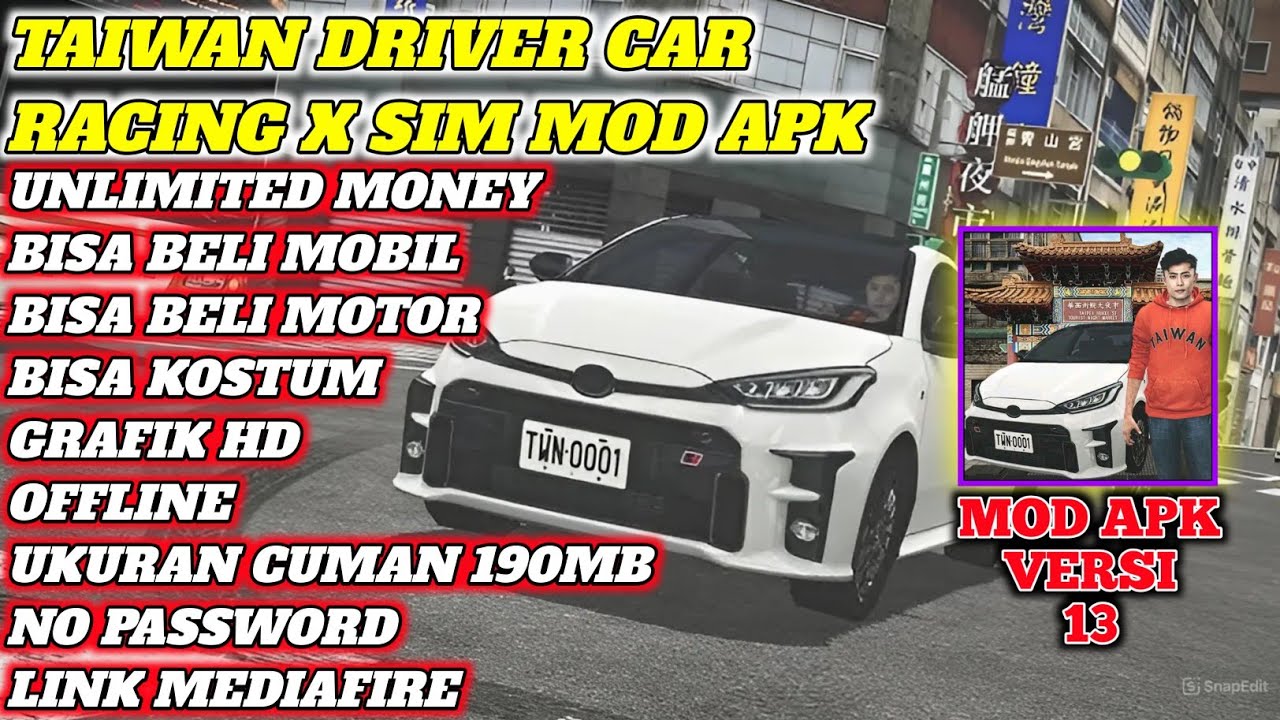 Taiwan Driver Car Racing And Sim mod apk versi 13