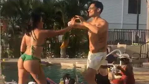 Pool Party Salsa Dance Nery & Vania