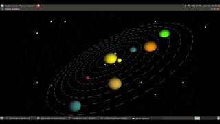solarSystem using OpenGL