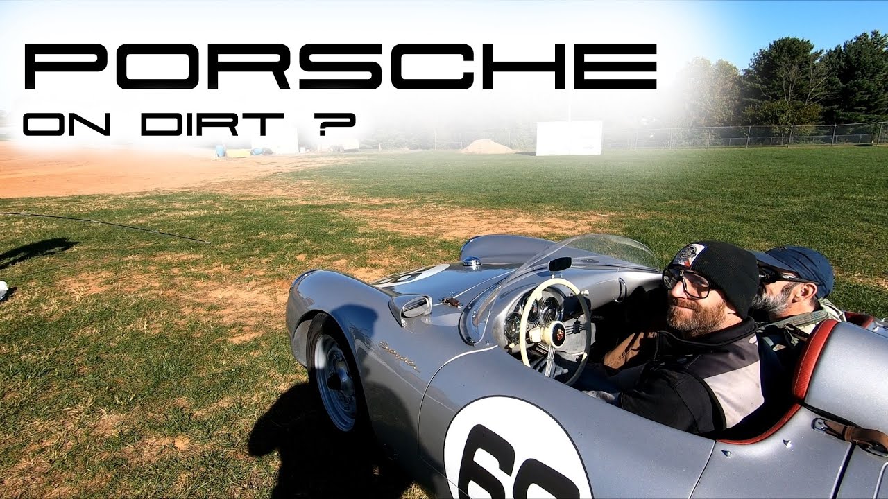 Porsche 550 Spyder on the Dirt Track???