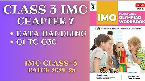 IMO CLASS 3 Chapter 7 Data Handling (Q1-Q30) for 2024-25