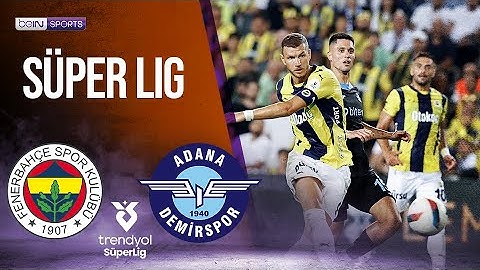 Fenerbahce vs Adana Demirspor | SÜPERLIG HIGHLIGHTS | 08/10/24 | beIN SPORTS USA