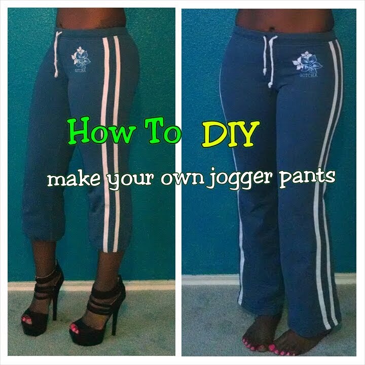 DIY//JOGGER pants - Jackie'sJungle - YouTube