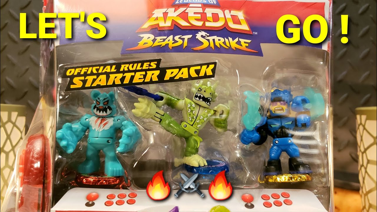 NEW Akedo Warriors Beast Strike Battle Giants Unboxing + Bonus