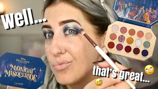 COLOURPOP DISNEY MIDNIGHT MASQUERADE PALETTE REVIEW & EYE TUTORIAL!