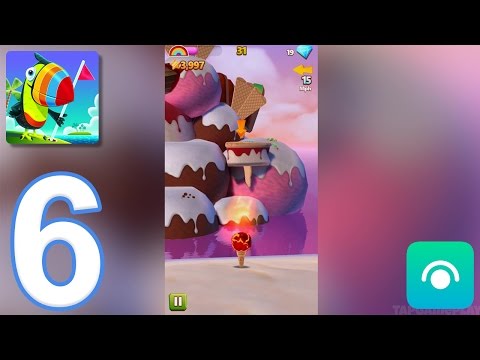 Golf Island - Gameplay Walkthrough Part 6 - Ice Cream Isles: Cherry Top Mountain (iOS, Android)