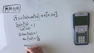 MM109 Maths Methods Fortify Study Guide - "How to solve a trigonometric equation"