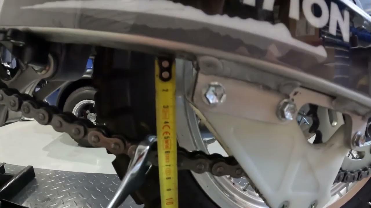 Suzuki DR650SE Chain Adjustment YouTube