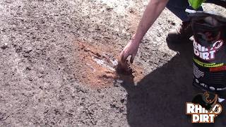 How to Clean Gear Oil Off Dirt In Seconds with Rhino Dirt