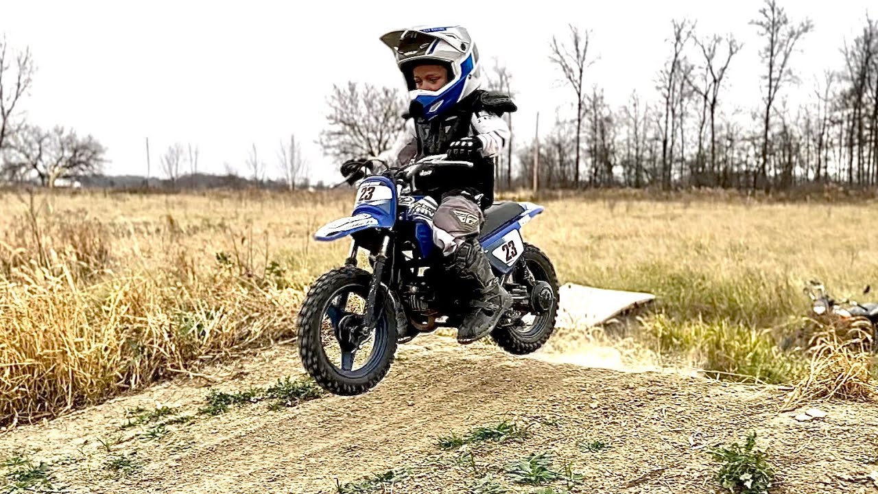 4 year old rides dirtbike ! ! YouTube