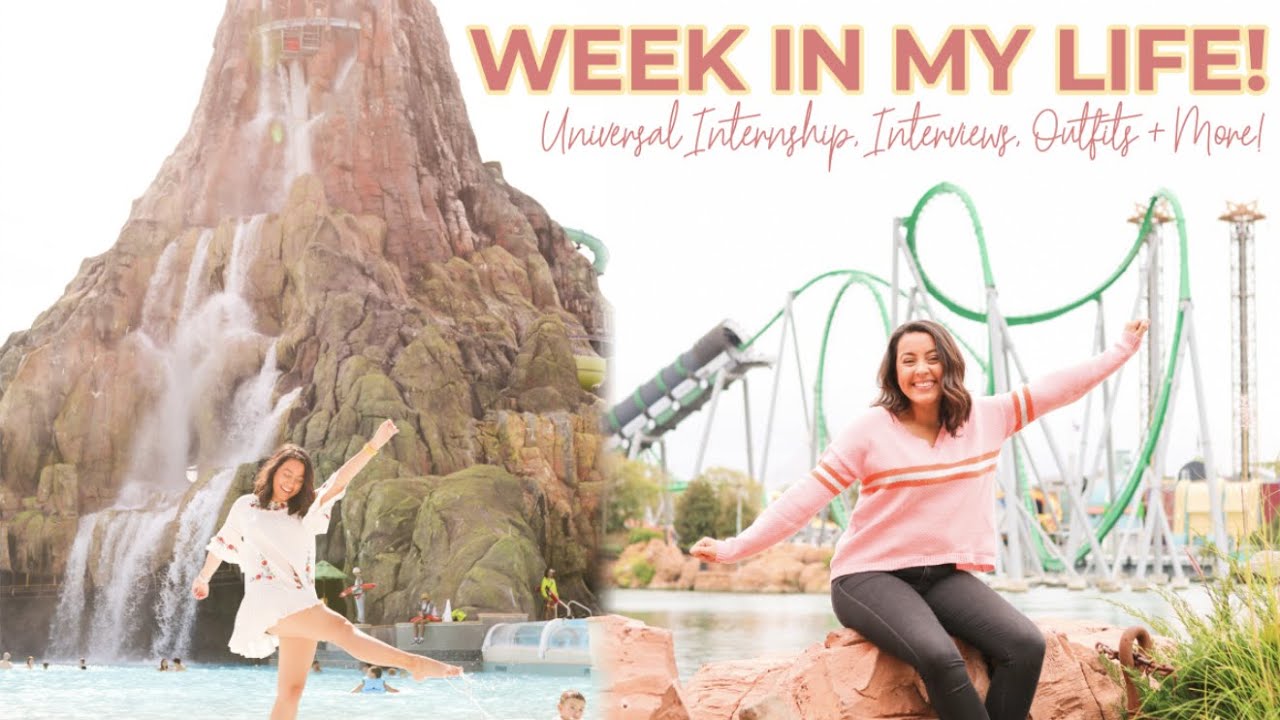 WEEK IN MY LIFE Universal Internship, Volcano Bay, Interviews