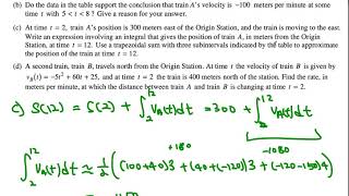 AP Calculus AB FRQ 2014 #4