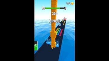 Stack Colors 🎨 | Epic Color Run Challenge | Viral Gameplay Short #shorts #ballgameshub #cutiepie22yt