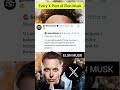 ELON MUSK NEW POST #shorts #subscribe #america #elonmusk #us #us #usa #donaldtrump #newyork#elon