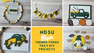 5 NDSU® Bison® Tiered Tray Projects