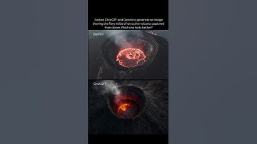 A visual comparison between Gemini and ChatGPT