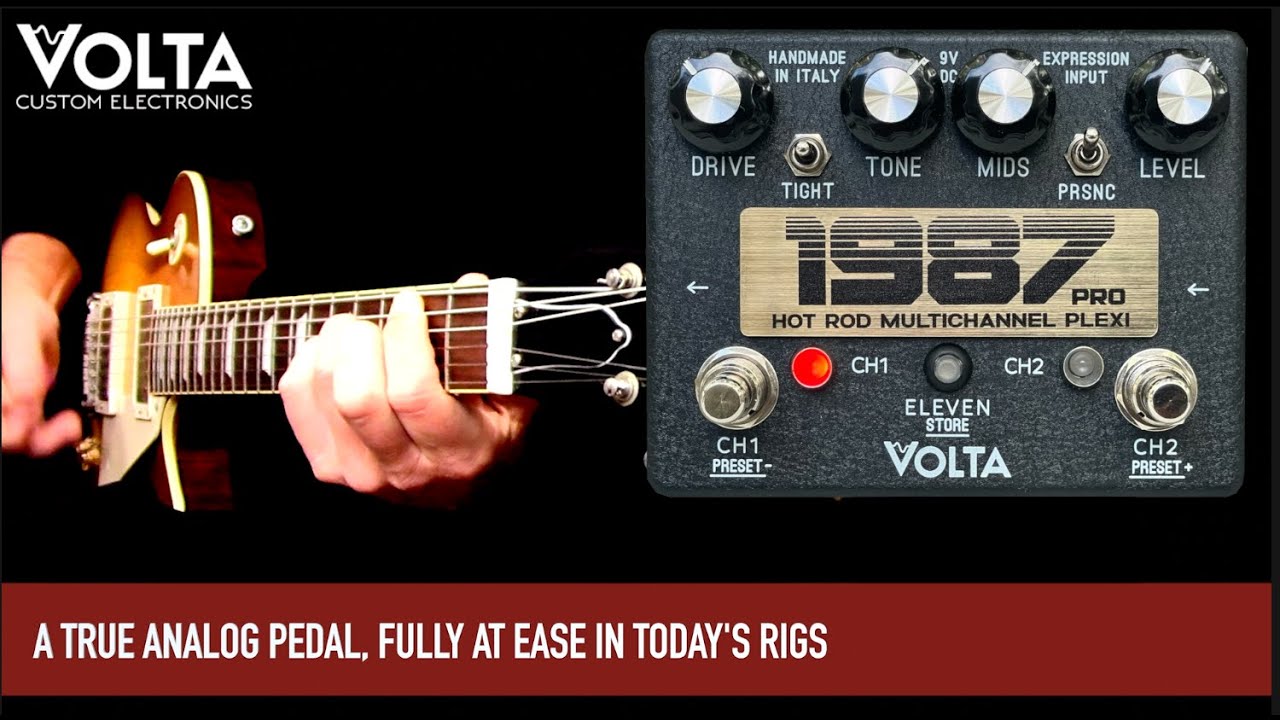 1987 PRO - Plexi Overdrive Distortion|HandMade Guitar Pedals|VOLTA