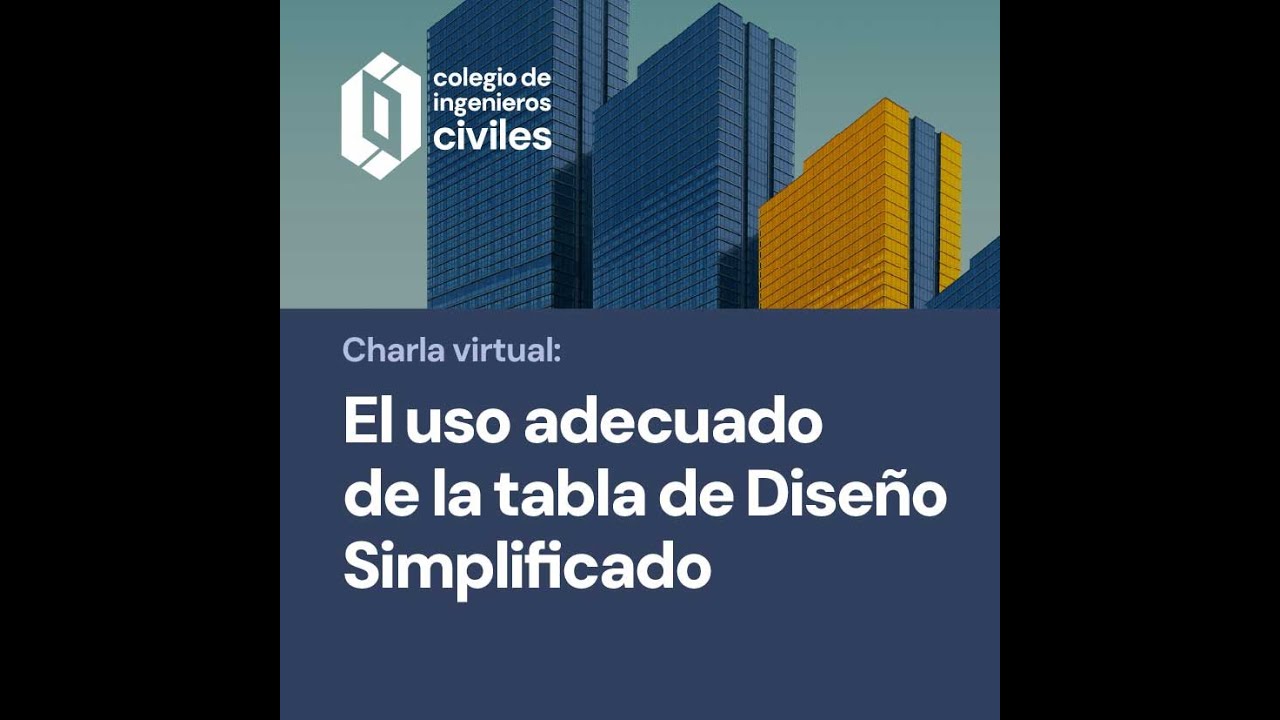 El uso adecuado de la tabla de diseño simplificado