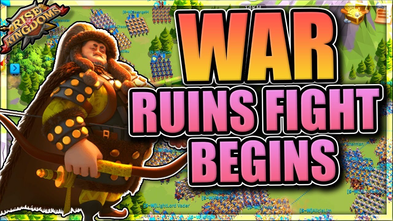 Ancient Ruins Fighting Begins - KvK S4 - Rise of Kingdoms (rok)