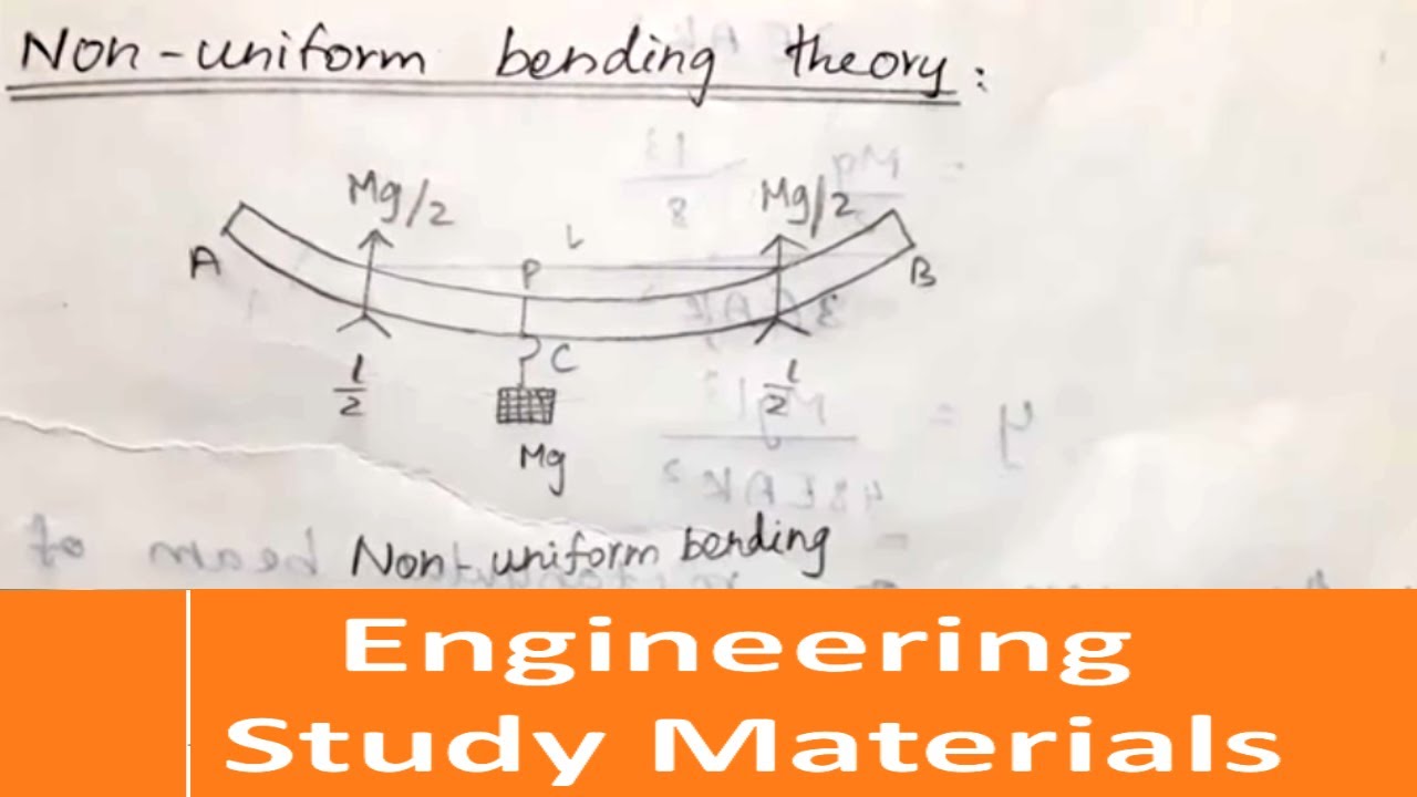 Non Uniform Bending Theory And Its Relation ENGINEERING STUDY non-uniform-bending-theory-and-its-relation-engineering-study