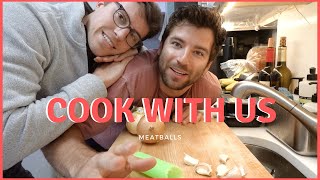 how to make meatballs | Taylor and Jeff