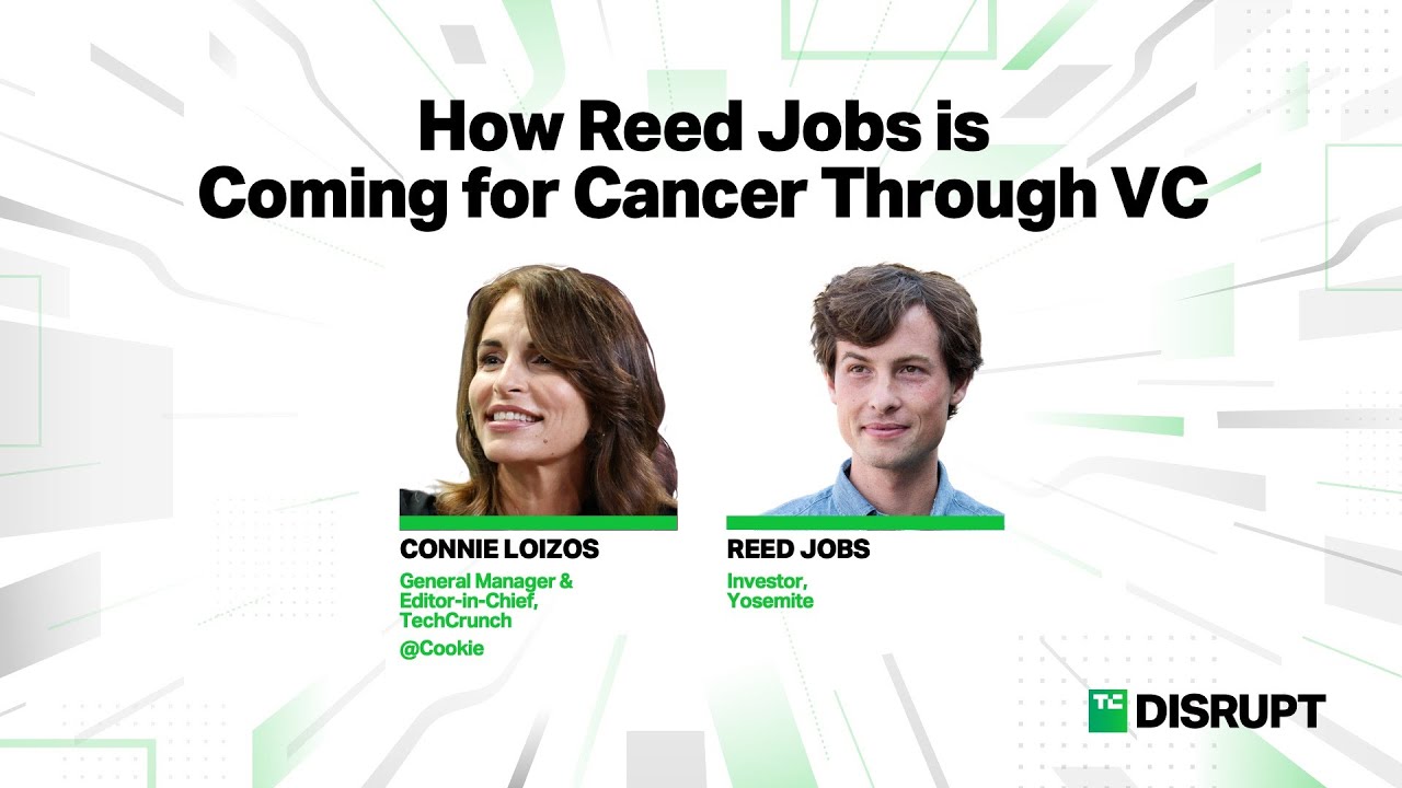 Reed Jobs on His Journey to a VC Combating Cancer TechCrunch