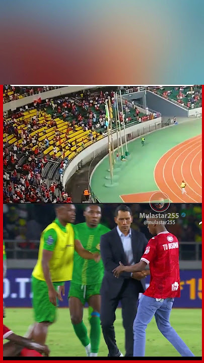 Shabiki aliyeingia uwanjani mechi ya Simba na Yanga bila kujulikana