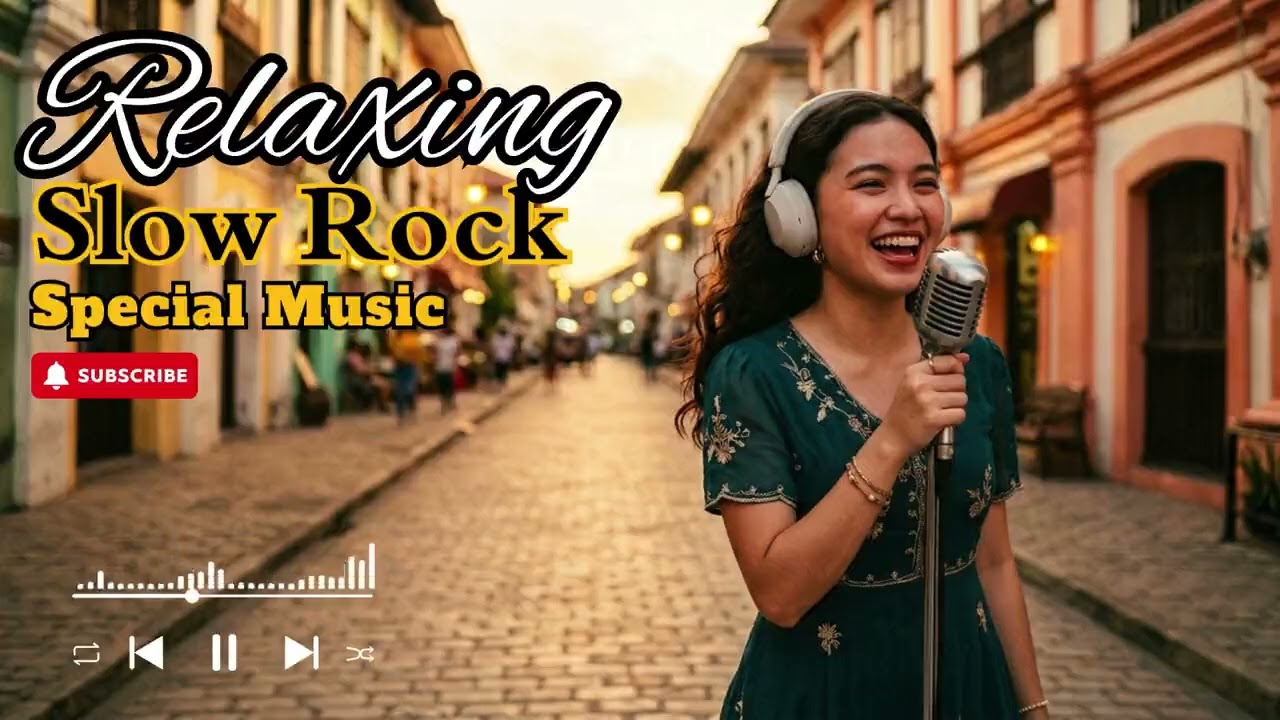 🌌 Moonrise Drift Tunes | Peaceful Slow Rock Atmosphere para sa Quiet Night Routine